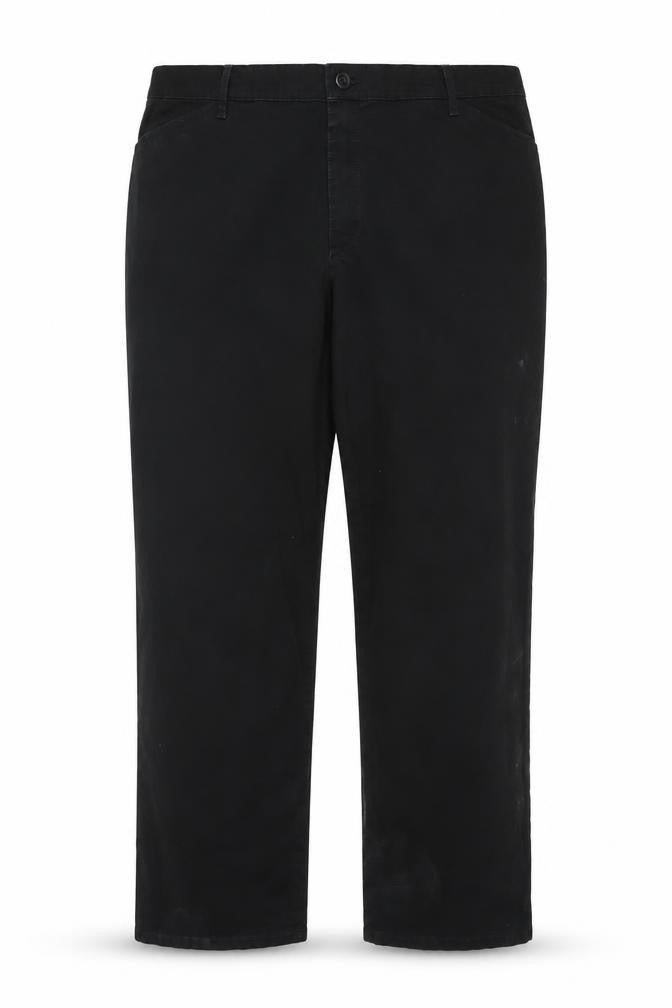 Lee Women's Black Relaxed Fit Chino Trousers Size 18
