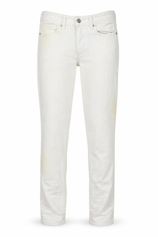 Levi's Women's White 711 Skinny Jeans Size 27 Slim Fit Denim