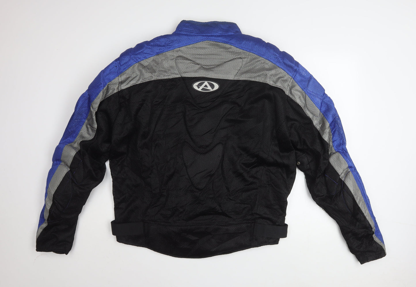 AGVSPORT Men's Blue Motorcycle Jacket XL Mesh Breathable Biker Style