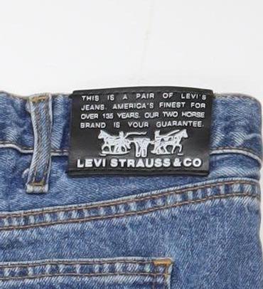 Levi Strauss & Co Men's Blue 46x34 Straight Regular Fit Jeans