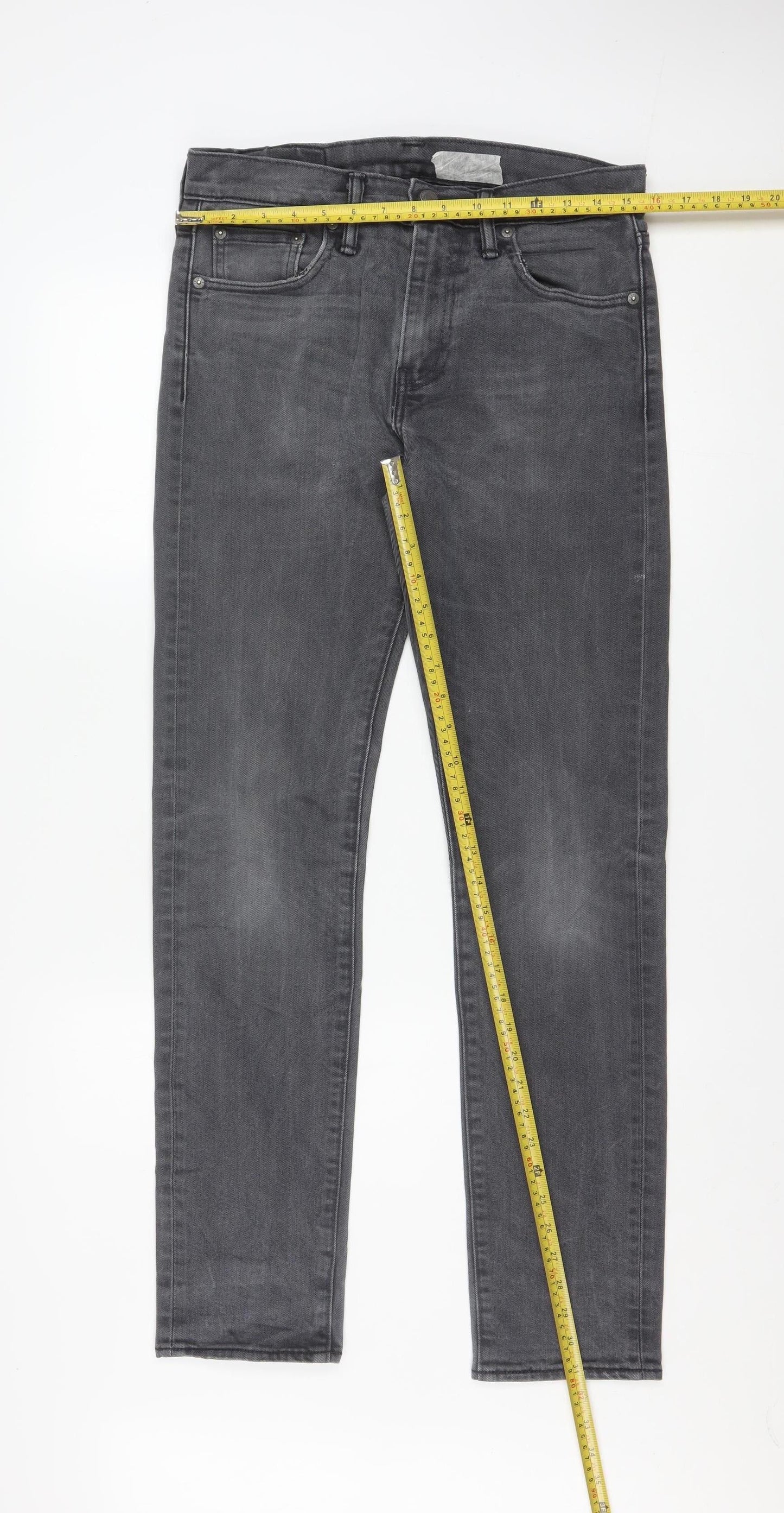Levi's Men's Grey Slim Fit Straight Jeans W29 L32