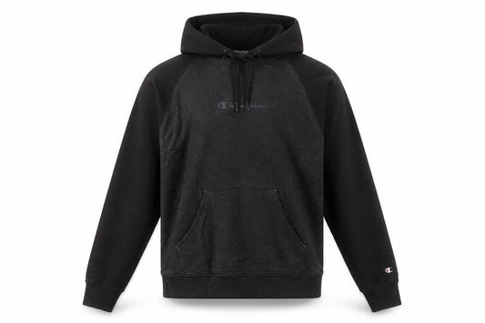 Champion Men's Black Pullover Hoodie Size S Fleece Regular Fit