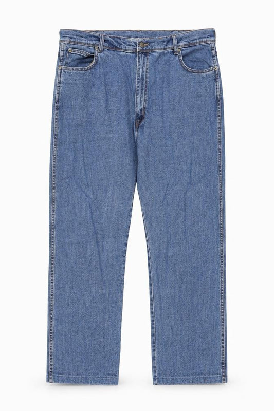 Wrangler Men's Blue Regular Straight Fit Jeans W44 L32