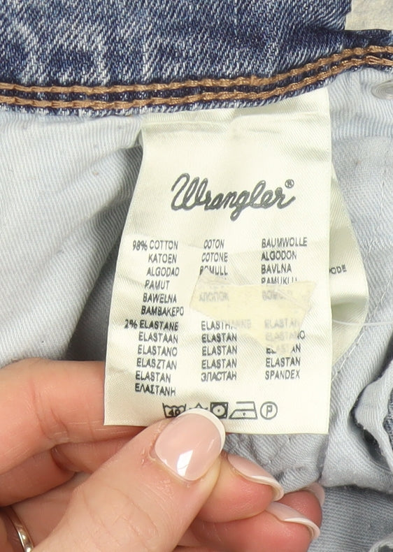 Wrangler Men's Blue Regular Straight Fit Jeans W44 L32