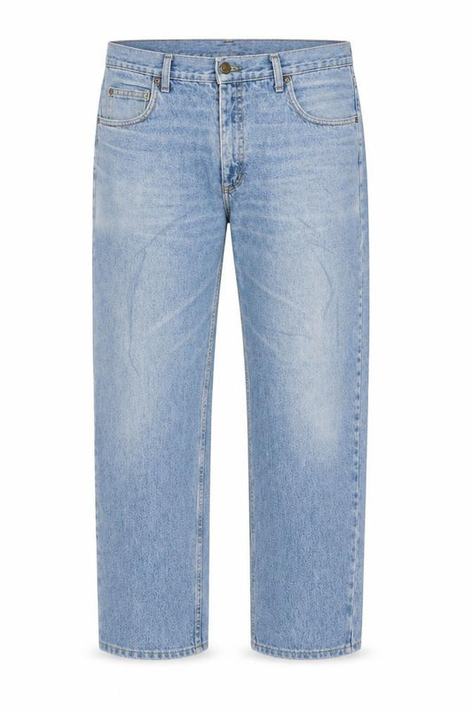 Lee Men's Blue Straight Leg Denim Jeans 38W 32L Regular Fit