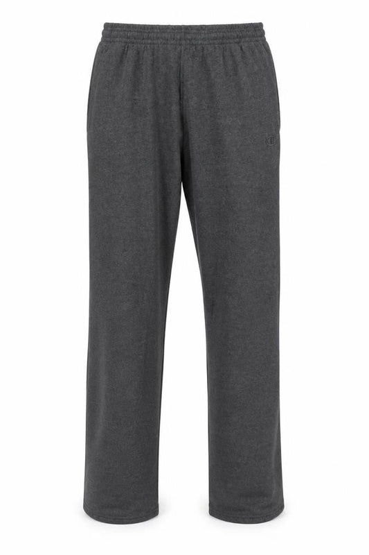 Champion Mens Grey Sweatpants L Regular Fit Fleece Athletic Trousers