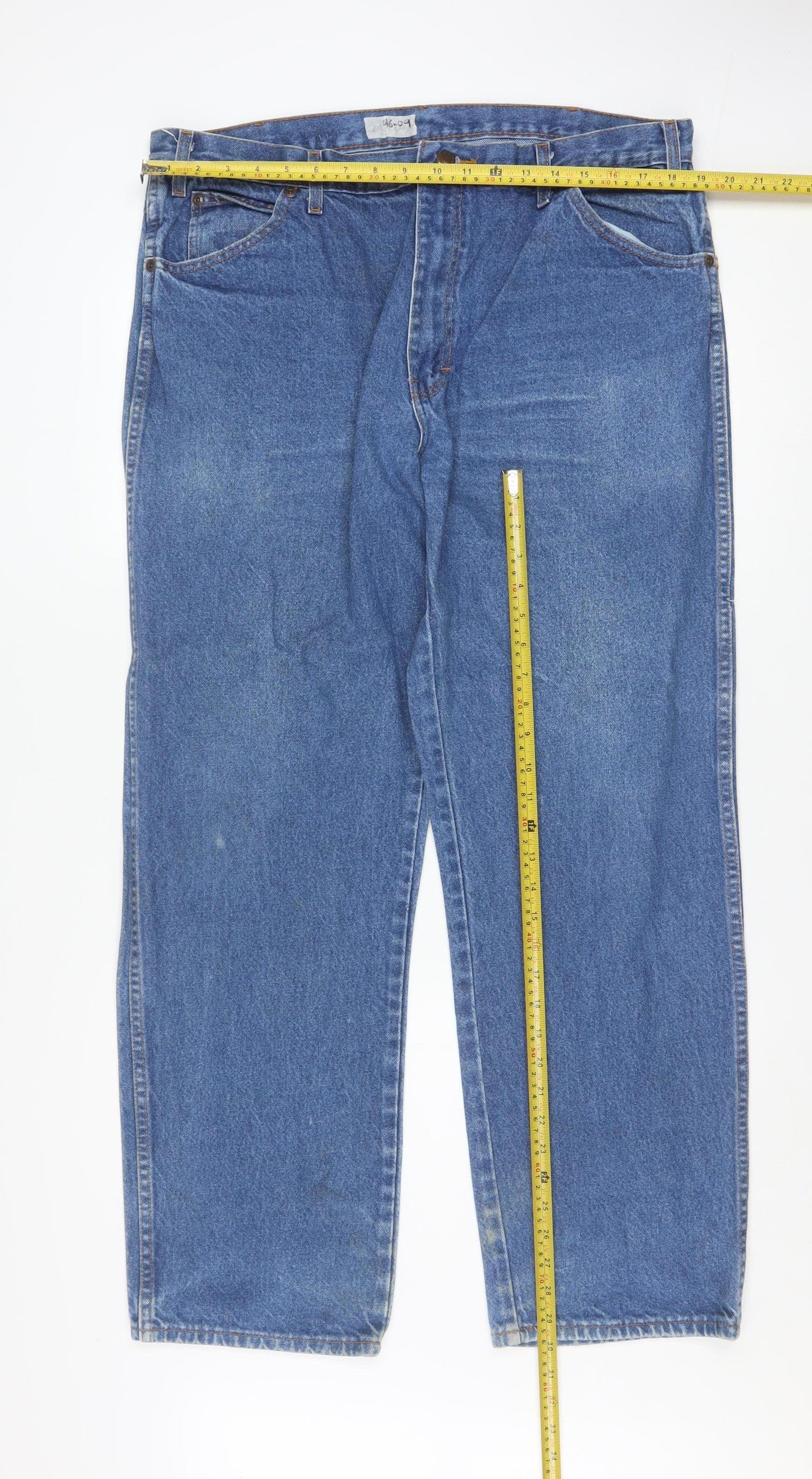 Dickies Men's Blue Straight Denim Jeans 38x32 Classic Workwear