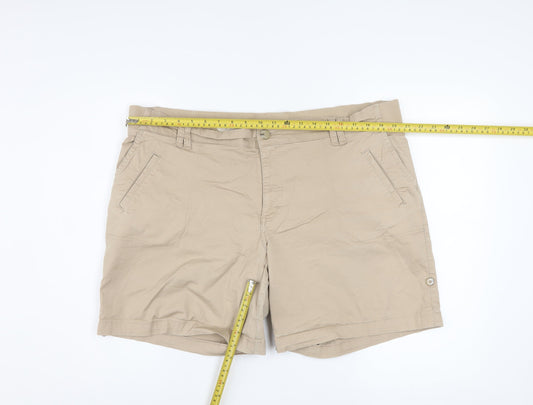 Lee Riders Men's Beige Chino Shorts Size L 37in Regular Fit