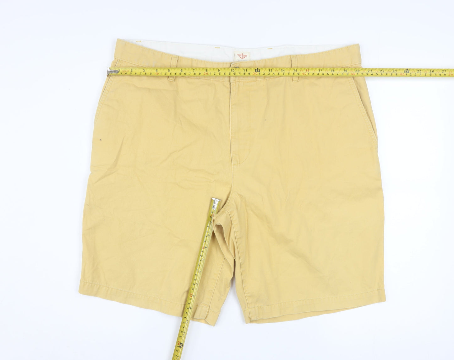 Dockers Men's Beige Chino Shorts Size 40 Cotton Casual