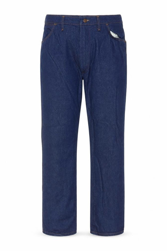 Wrangler Men's Blue 42x30 Regular Fit Straight Denim Jeans