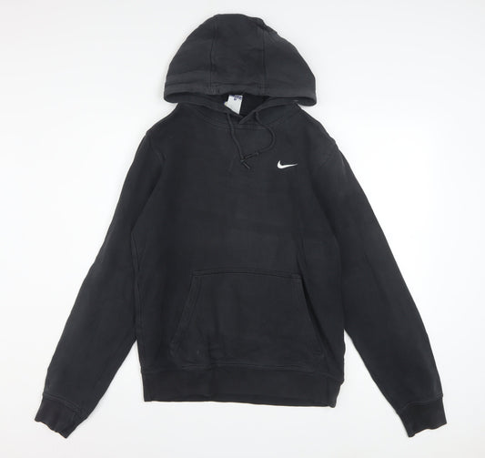 Nike Men's Black Pullover Hoodie Small Regular Fit Fleece