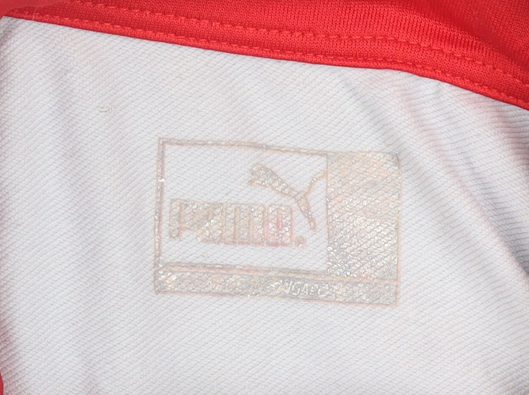 Puma Men’s Grey 1/4 Zip Running Sweatshirt Size L