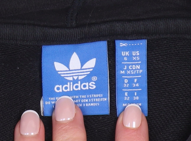 Adidas Womens Multicoloured XS Pullover Hoodie Graphic Print
