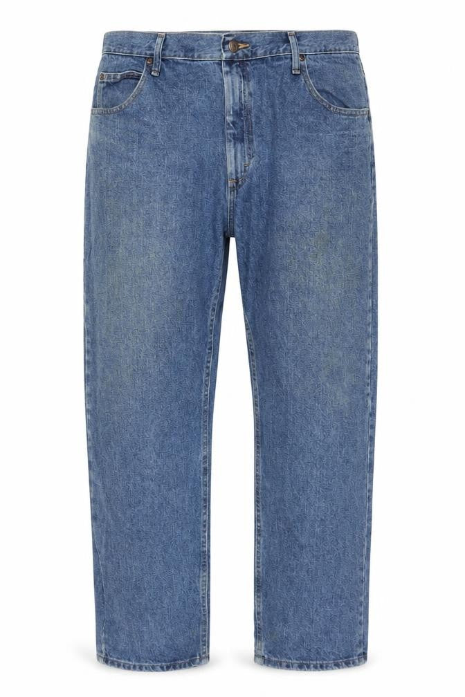 Wrangler Men's Blue 40x30 Straight Regular Denim Jeans