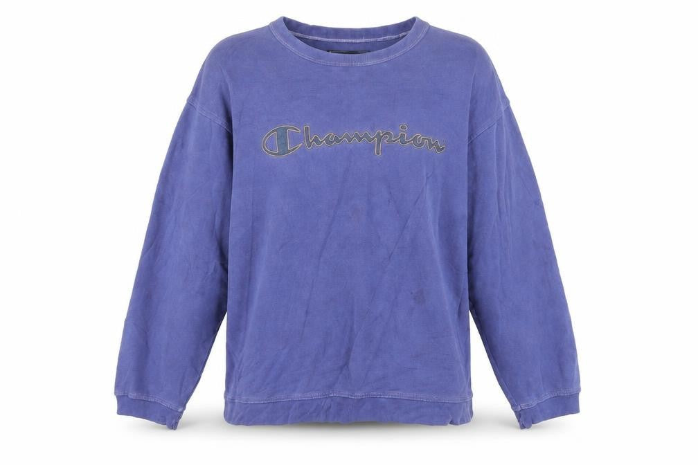 Champion Women Purple Small Crew Neck Pullover Sweatshirt