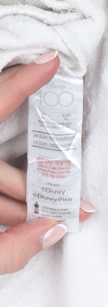 Disney Women Beige XL Pullover Sweatshirt Mickey Minnie Graphic Print