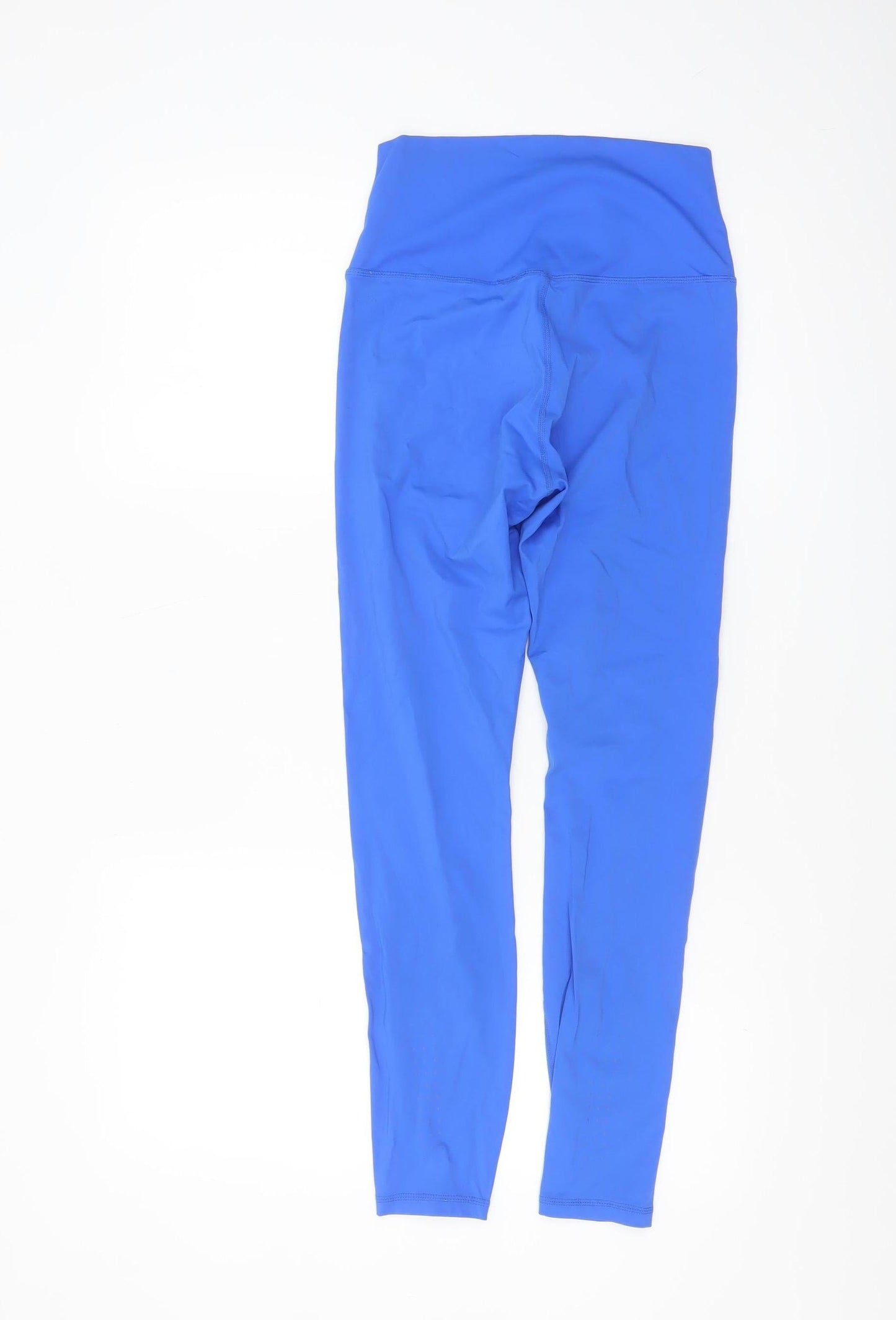 Dunnes Stores Womens Blue High Waist Leggings Size S Polyamide Elastane