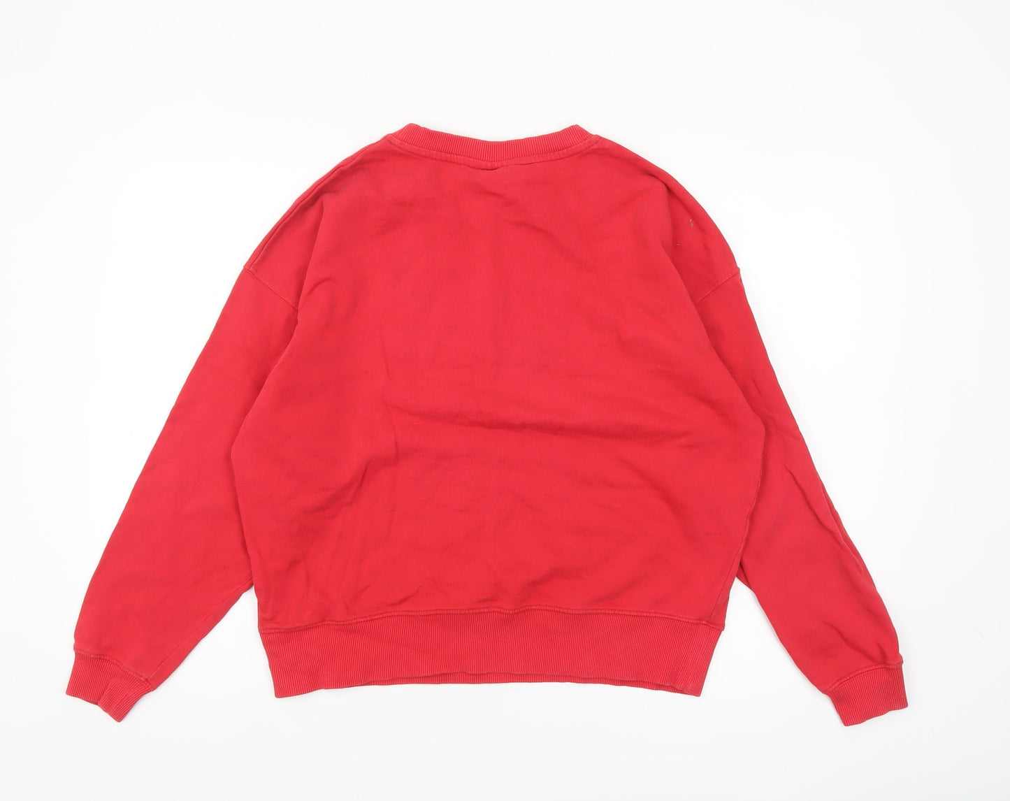 Harvard Red Cotton Crew Neck Women's Sweatshirt Size 12