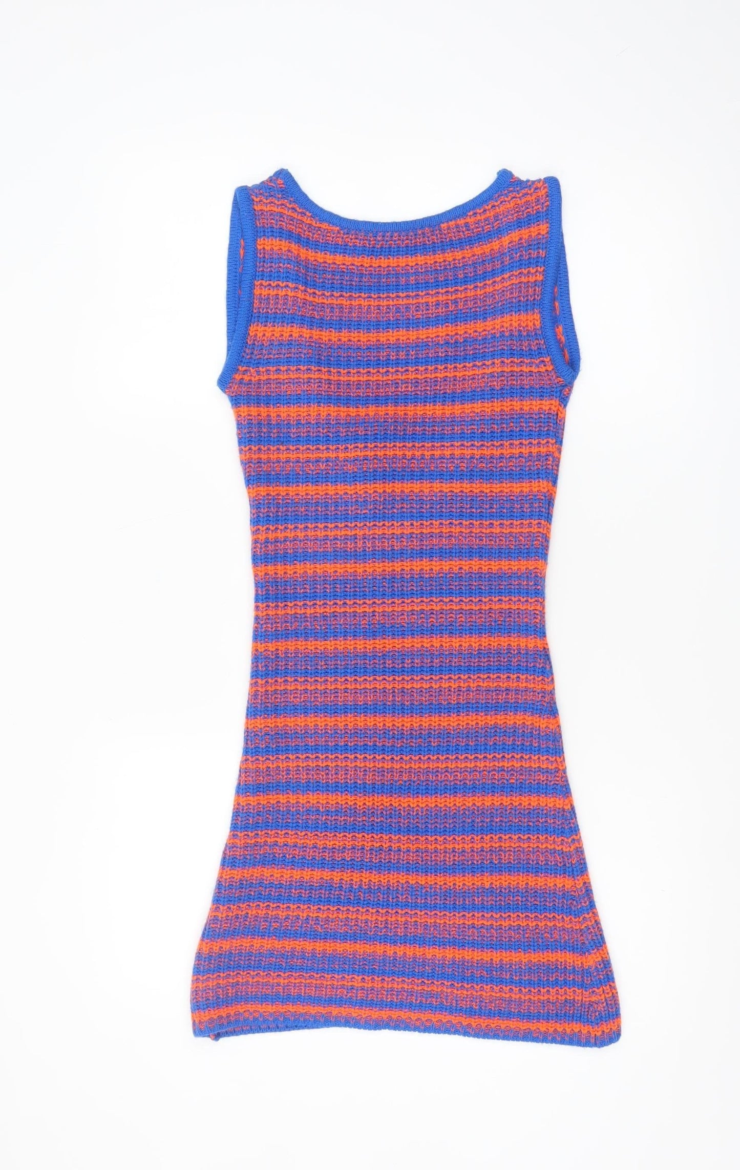 Collusion Women’s Multicoloured Sleeveless Bodycon Knit Dress UK 4