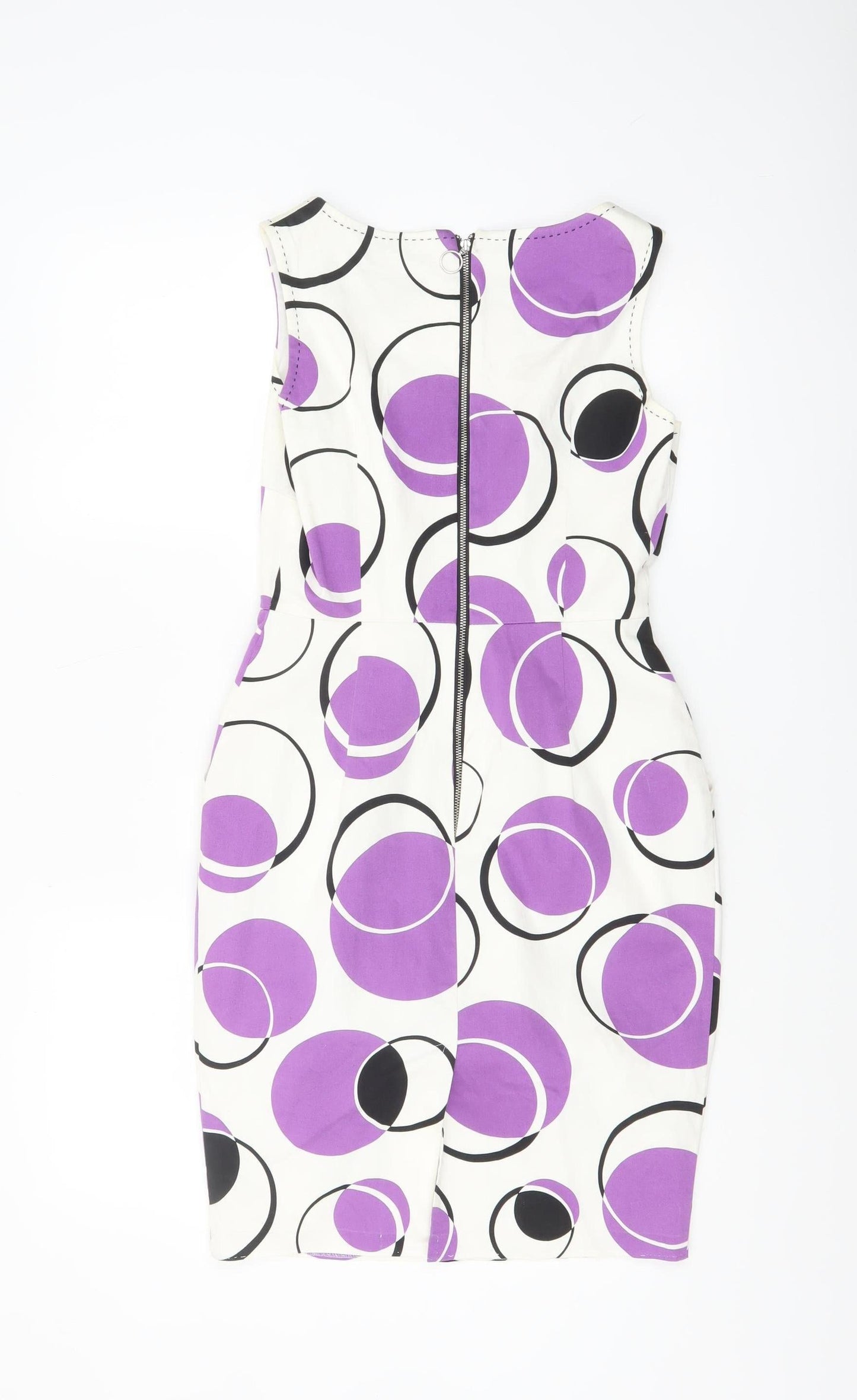 Marks and Spencer Petite Womens Multicoloured Size 8 Sheath Dress