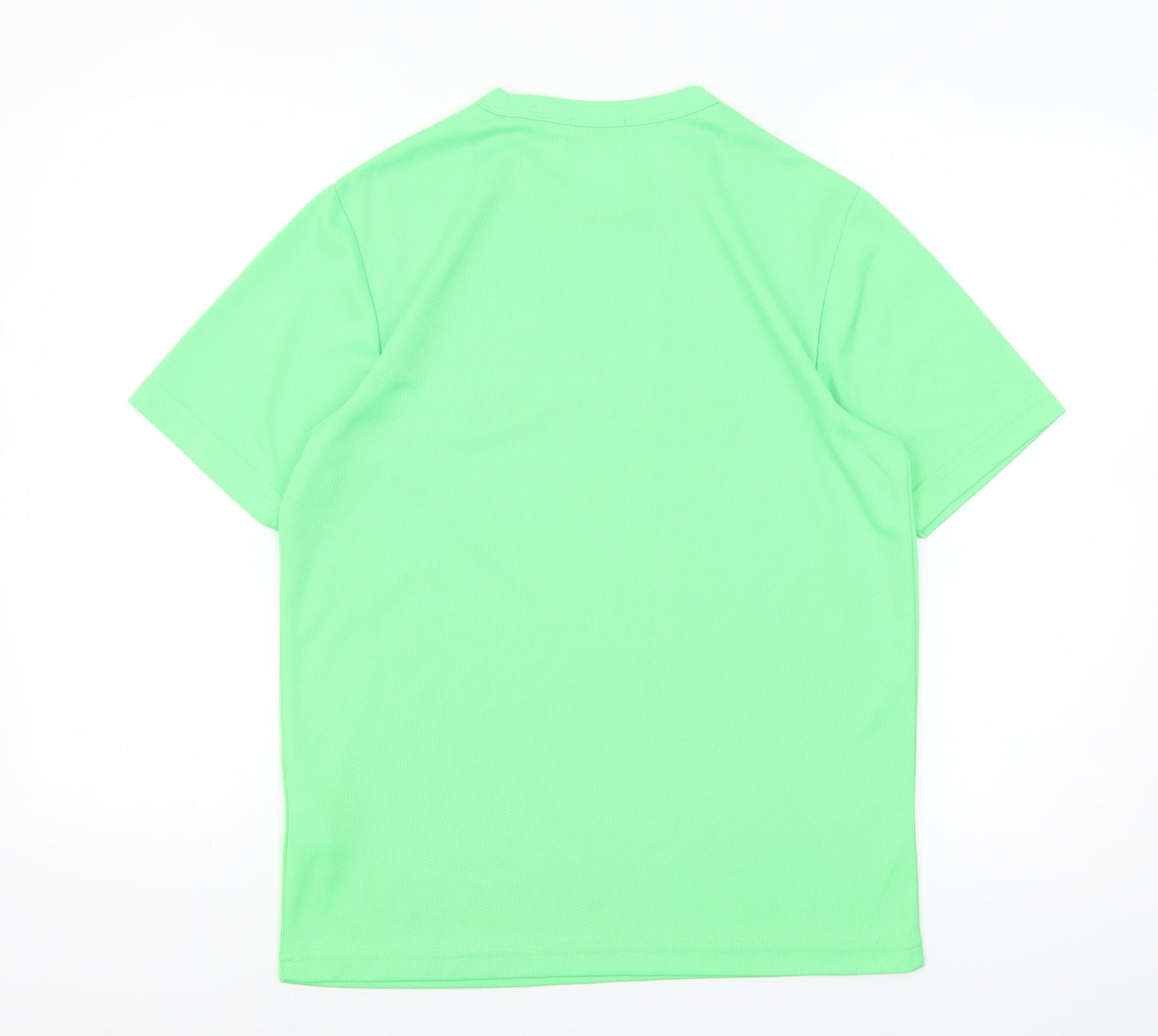Bossini Sport Men's Green Polyester Crew Neck T-Shirt Size M