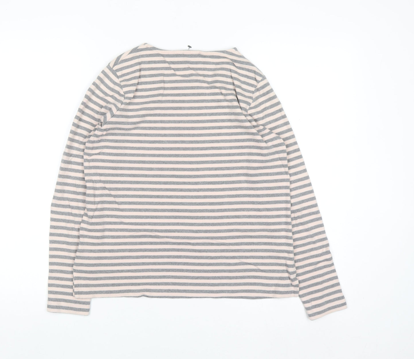 Hobbs Women’s Multicoloured Striped Cotton Pullover Jumper M