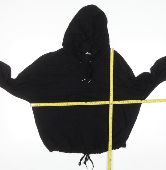 Cable & Gauge Women's Black Pullover Hoodie Size M Lightweight