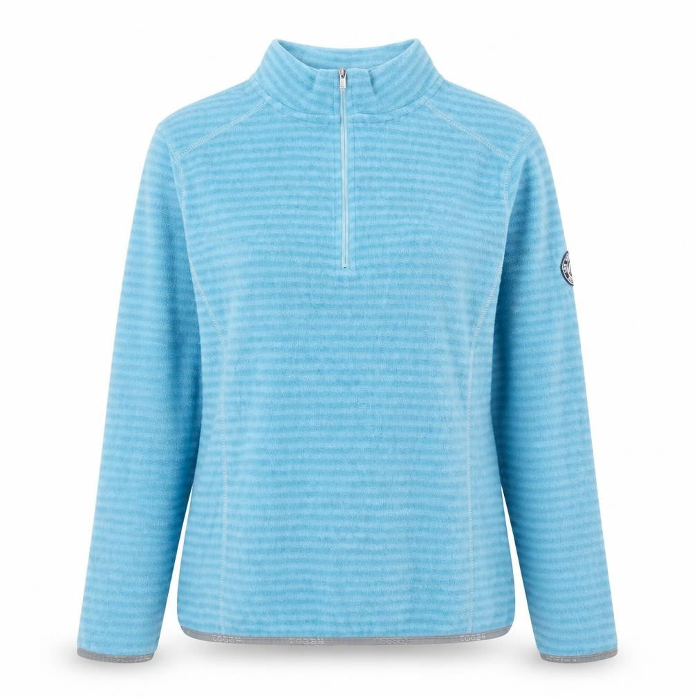 TOG24 Women's Blue 1/2 Zip Fleece Sweatshirt Size 10