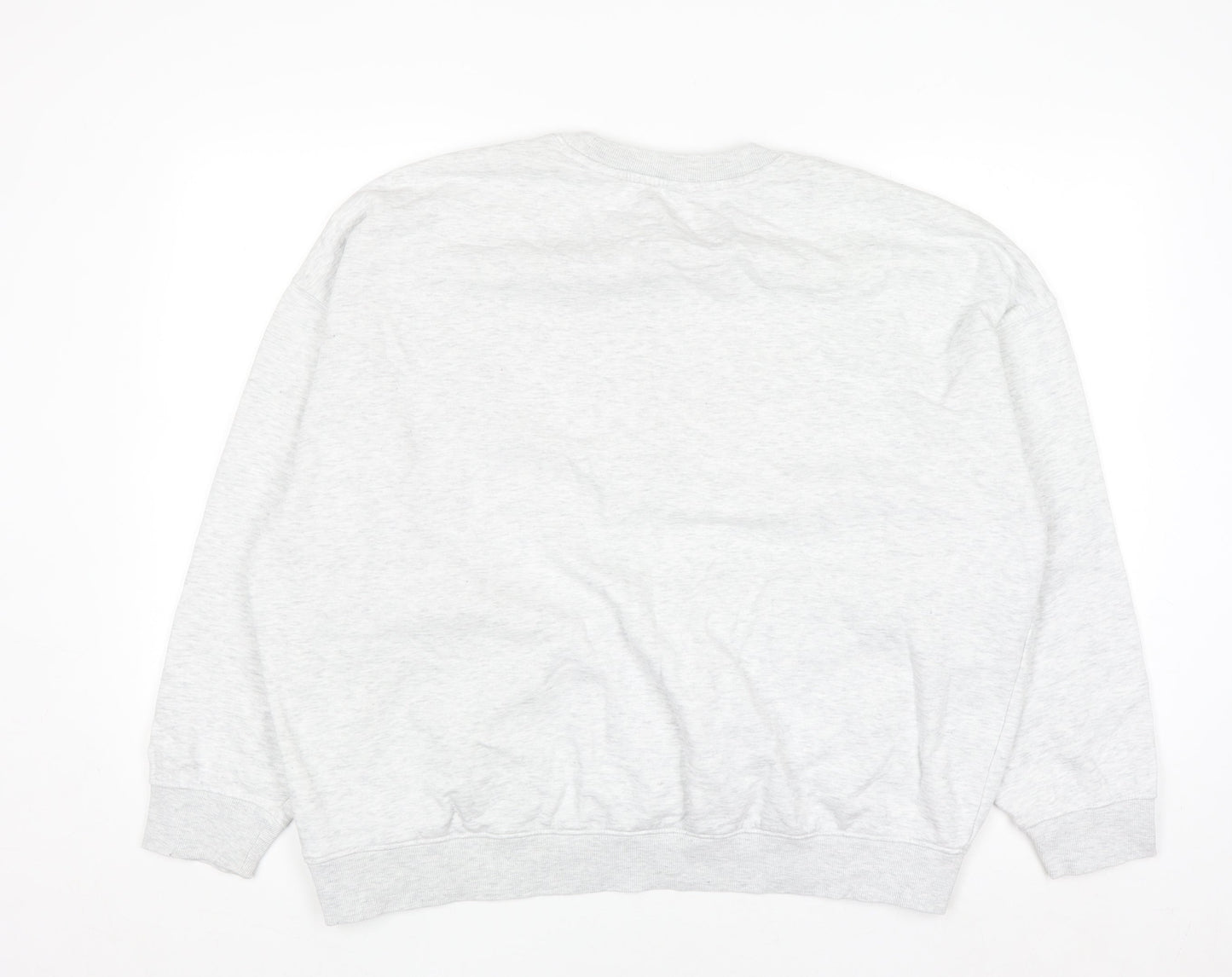Primark Women Grey New York Vintage Sports Pullover Sweatshirt M