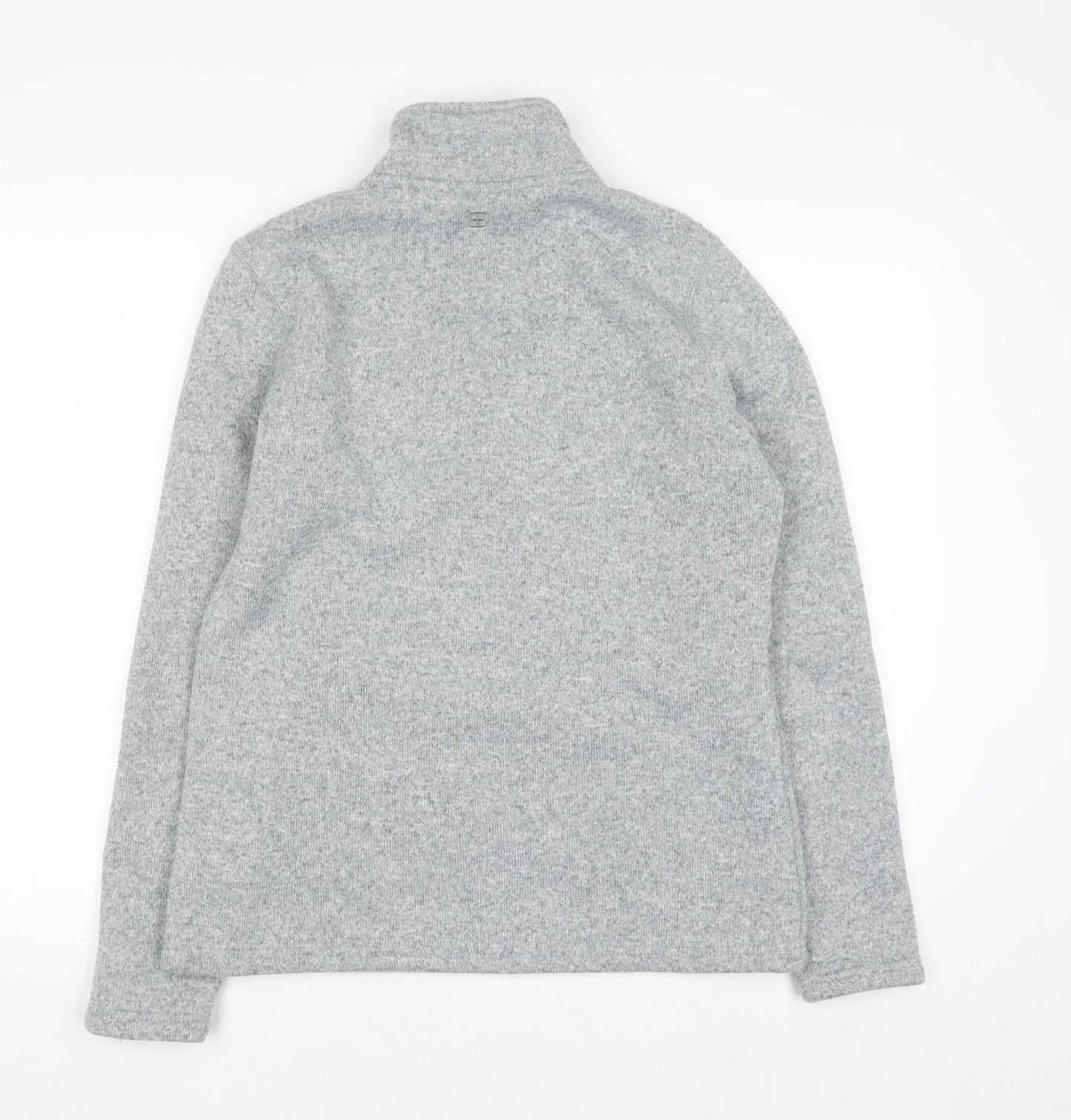 Mountain Warehouse Women Grey 1/4 Zip Fleece Sweatshirt UK 12
