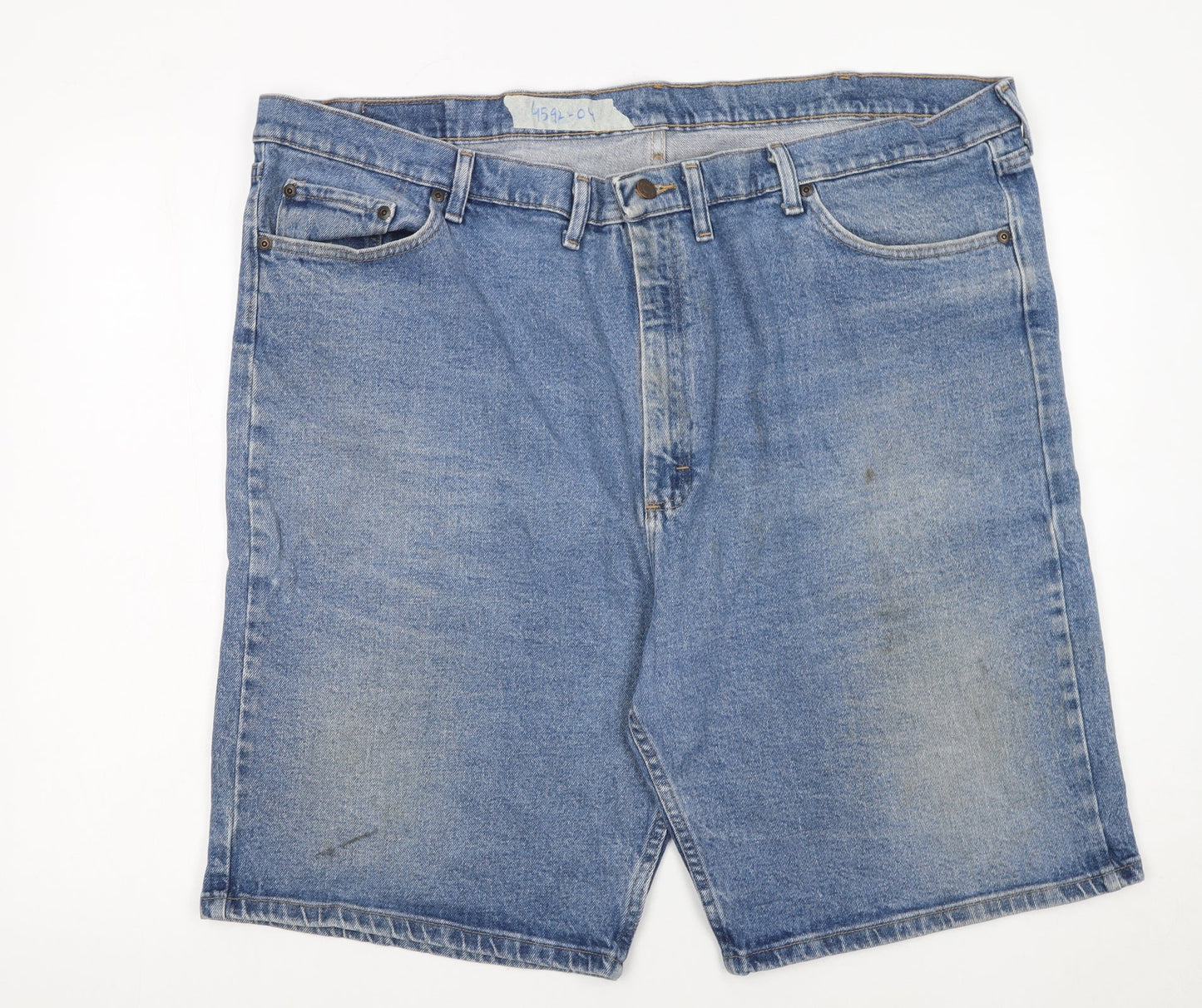 Wrangler Men's Blue Denim Relaxed Fit Shorts Size 48