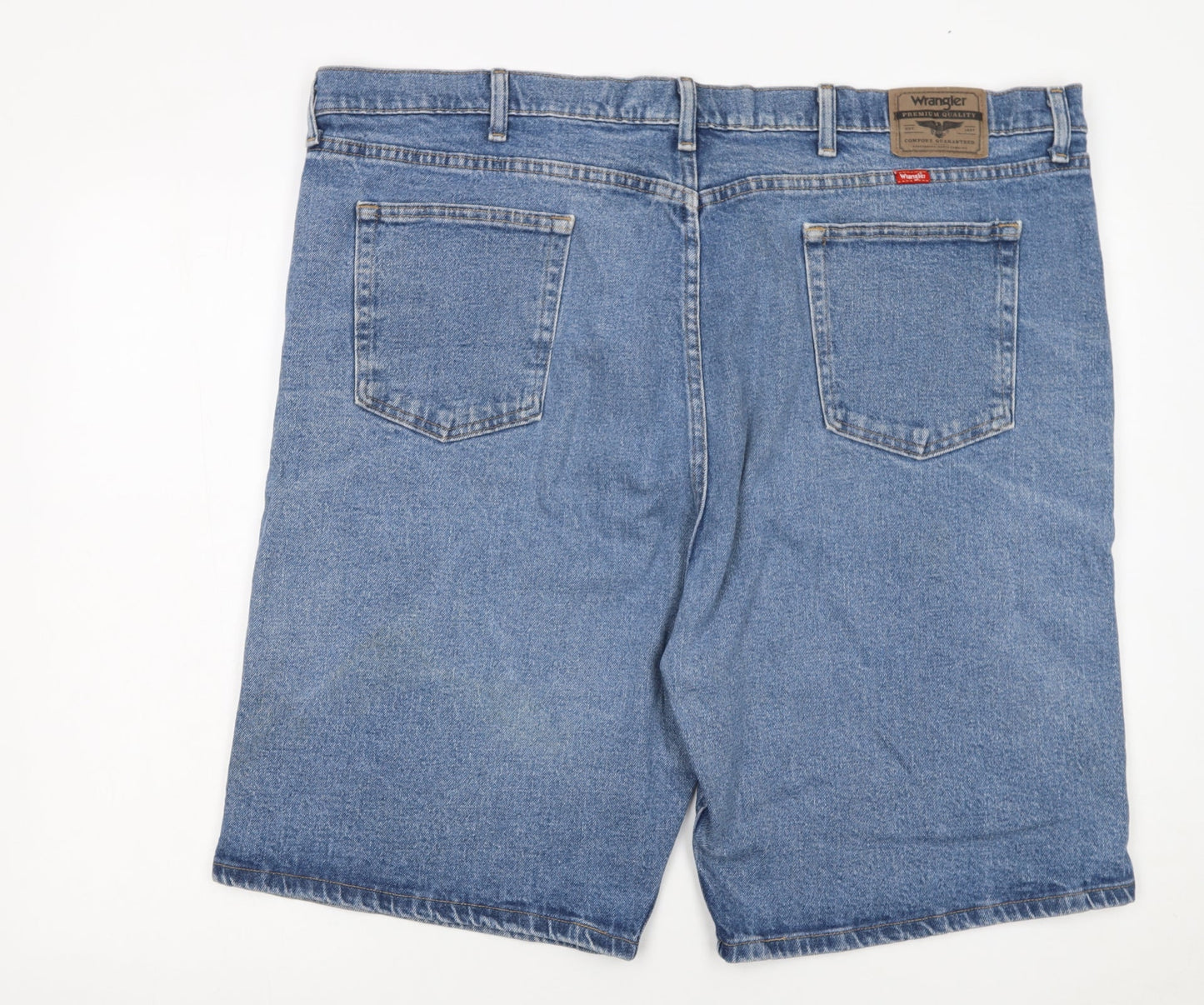 Wrangler Men's Blue Denim Relaxed Fit Shorts Size 48