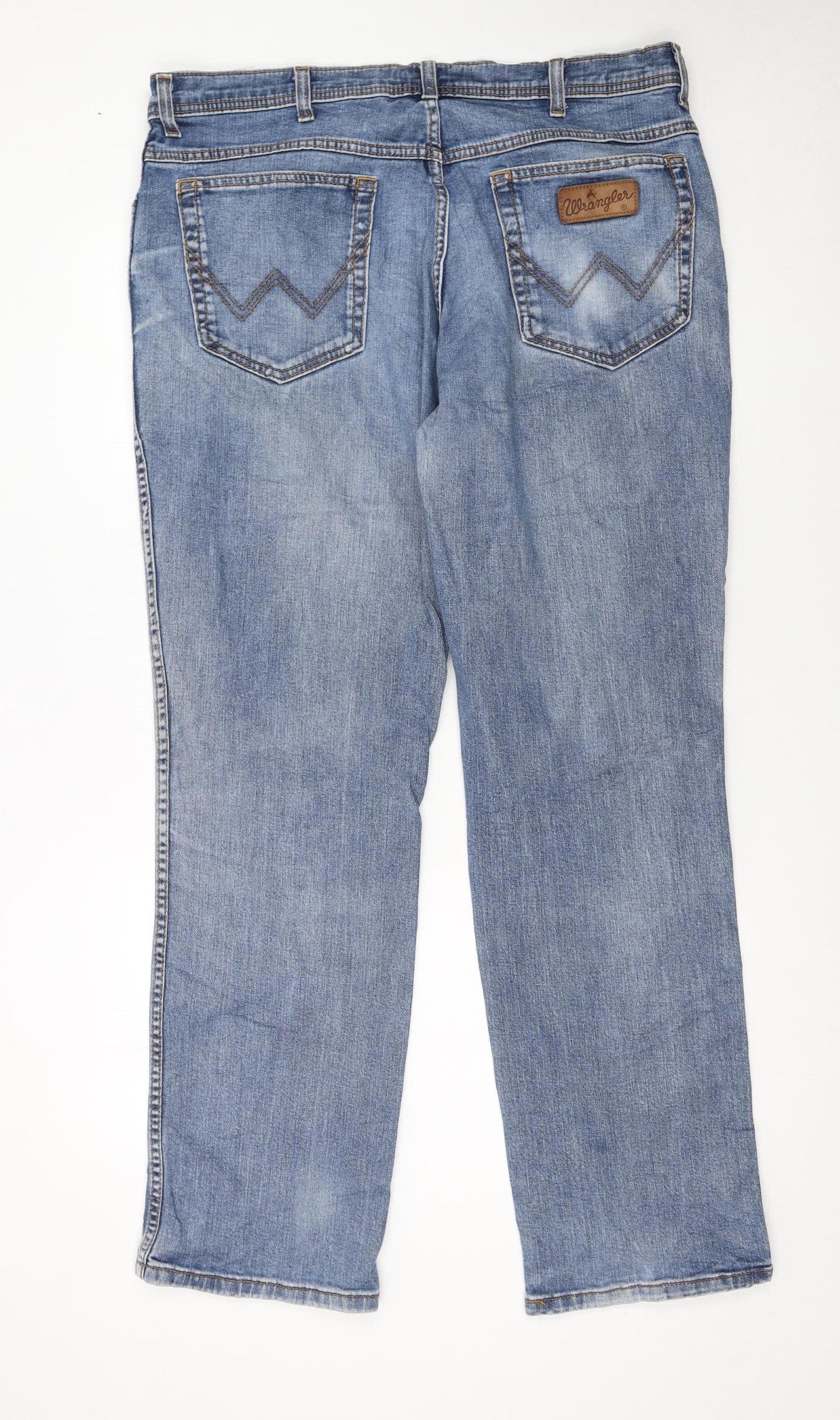 Wrangler Men's Blue Texas Stretch Straight Jeans W38 L32