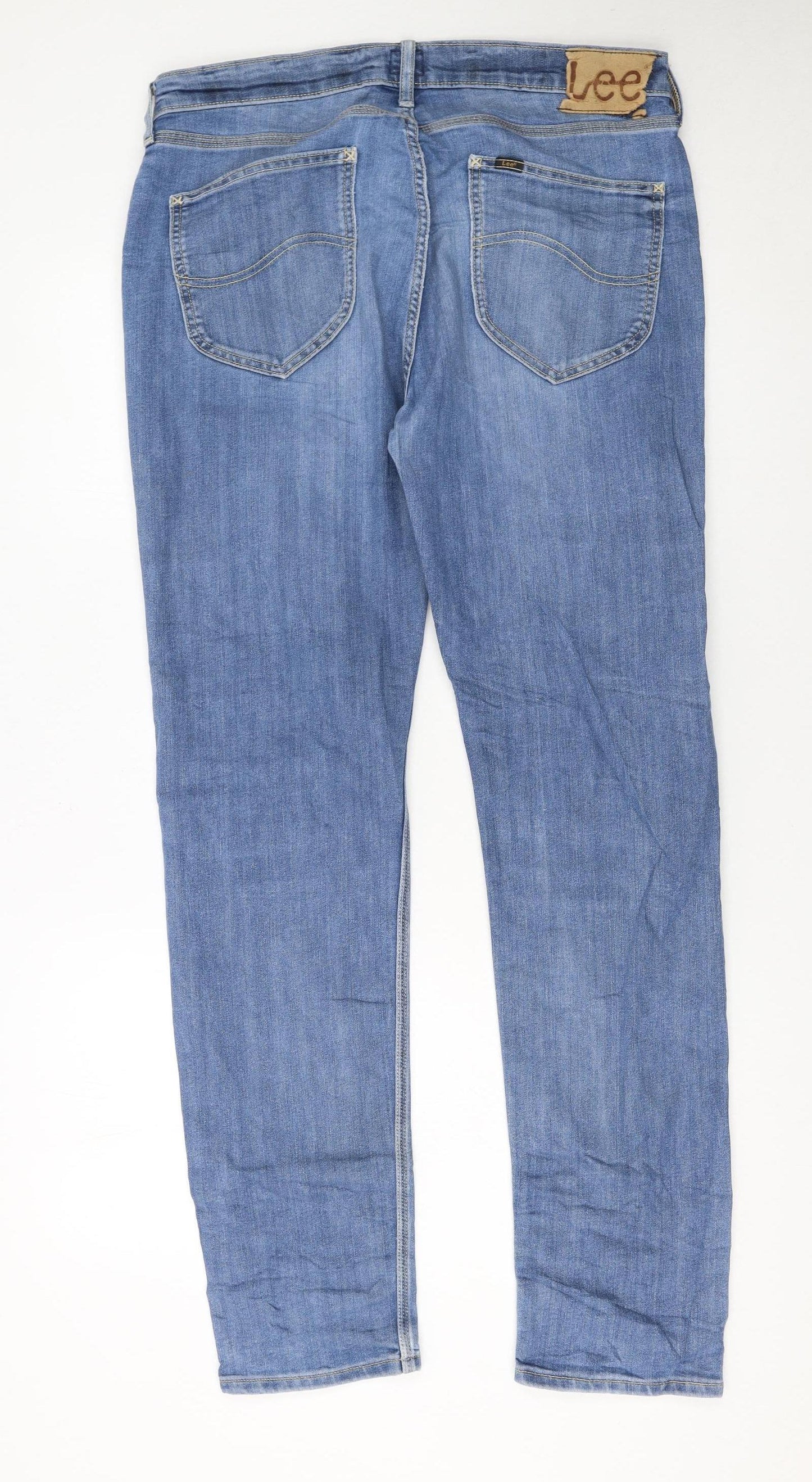 Lee Men’s Blue Straight Leg Jeans W33 L32 Denim Classic Fit