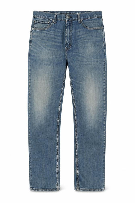 Levi's Men's Blue 505 Regular Fit Straight Leg Jeans W38 L34