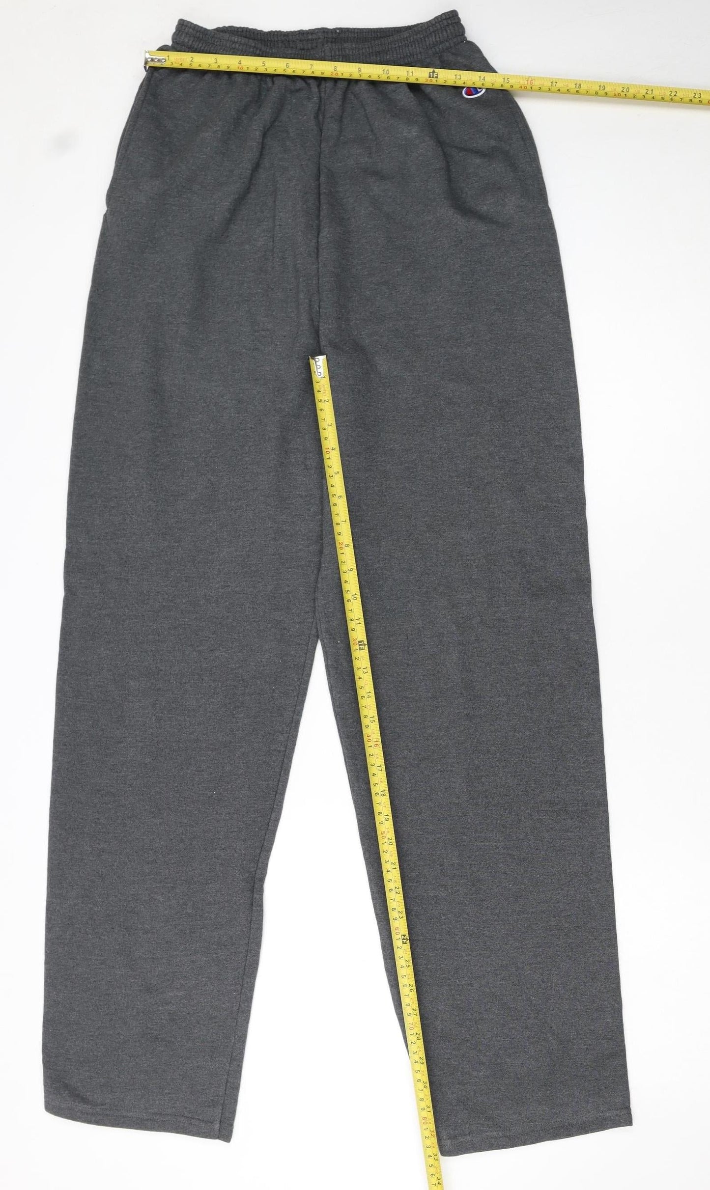Champion Women's Grey Sweatpants M Elastic Waist Fleece Trousers