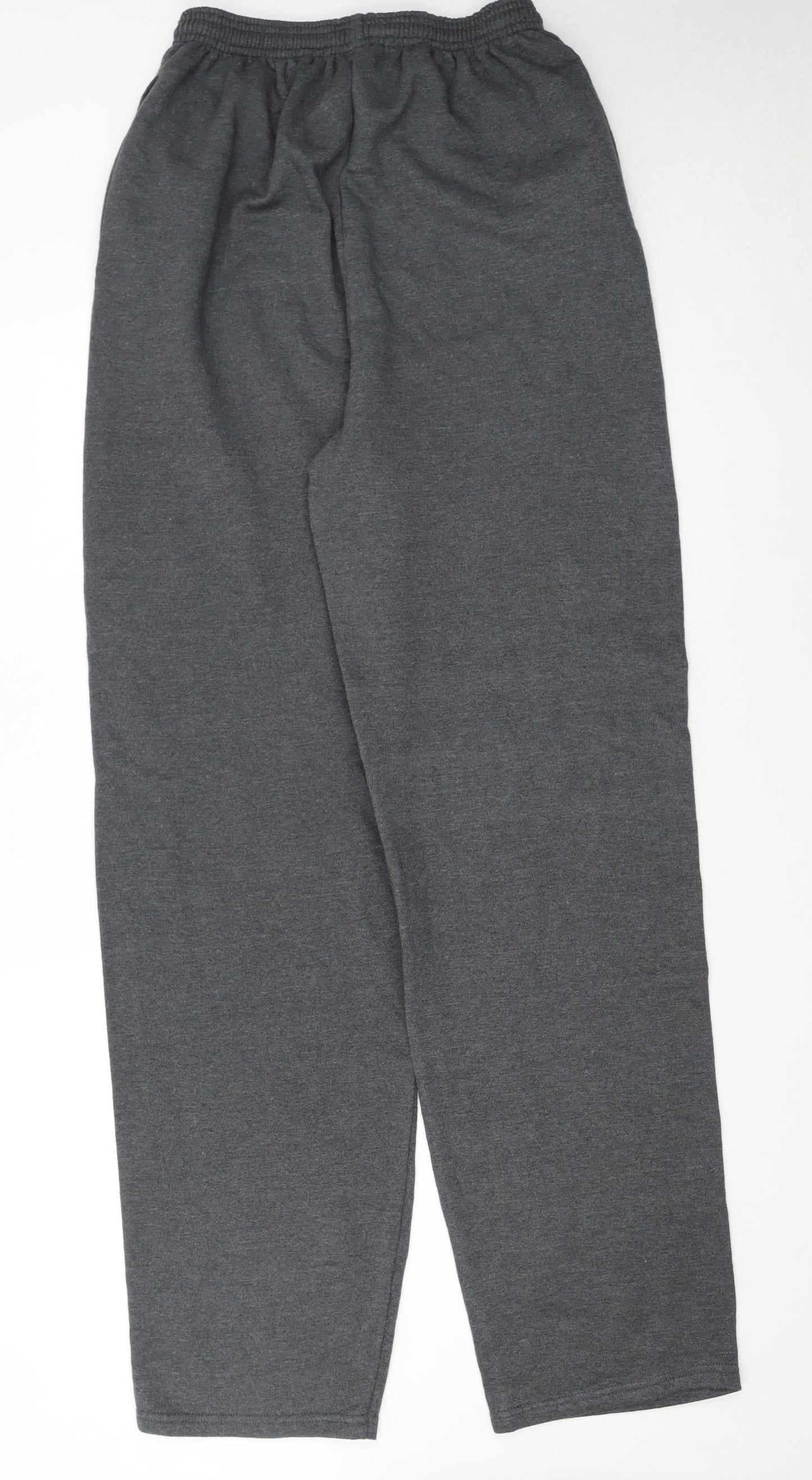 Champion Women's Grey Sweatpants M Elastic Waist Fleece Trousers