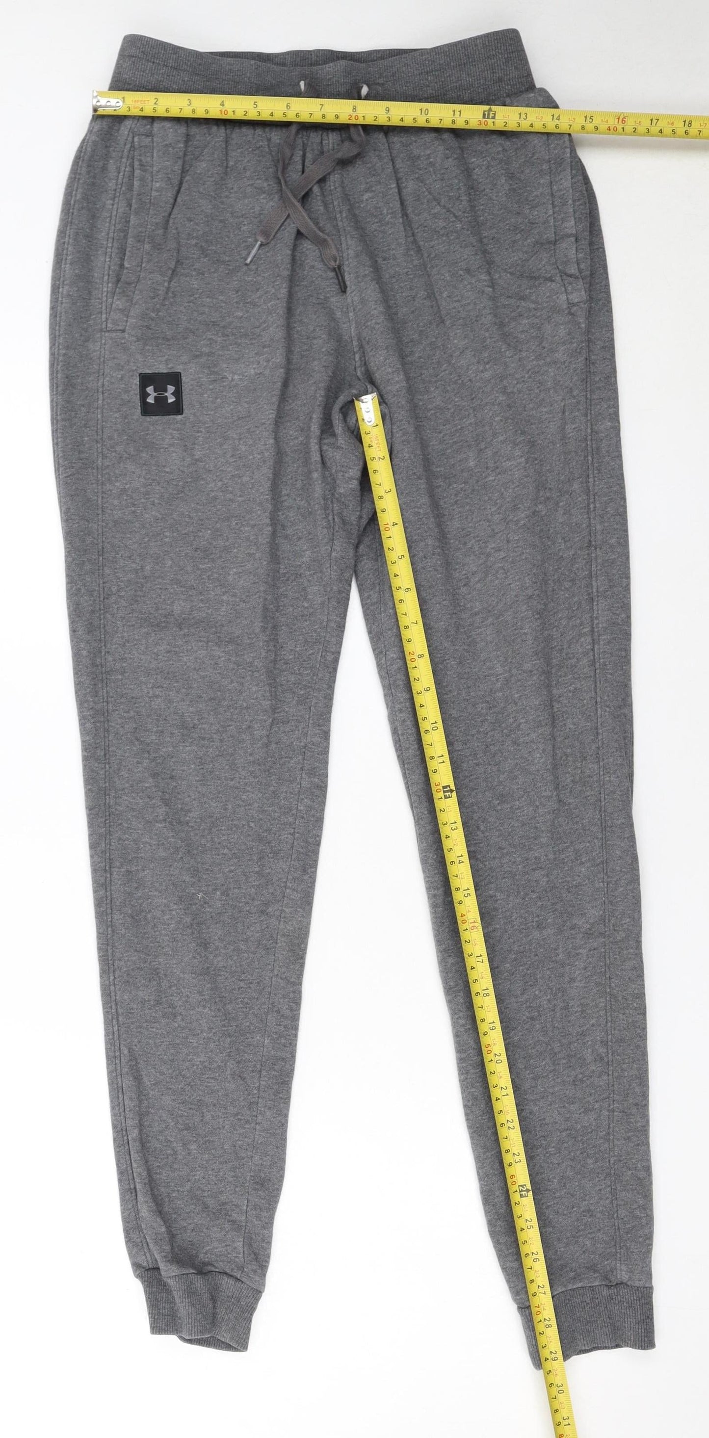 Under Armour Women's Grey Jogger Sweatpants Small Elastic Waist