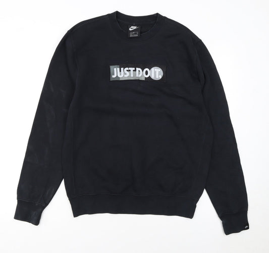 Nike Women's Black Just Do It Crew Neck Sweatshirt Size S