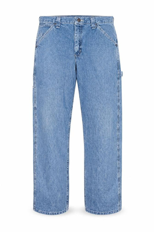 Lee Men’s Blue Straight Leg Denim Jeans 36W x 30L Cotton Regular Fit