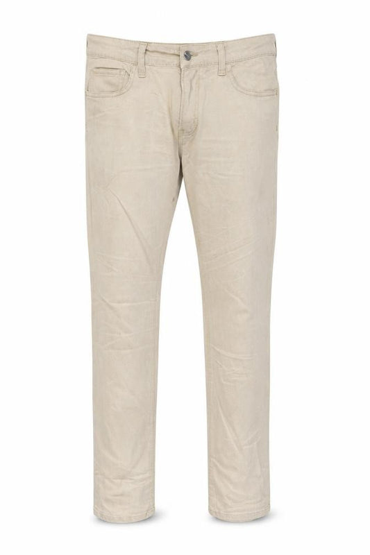 Carhartt Men's Beige Rebel Slim Fit Straight Jeans 33x32