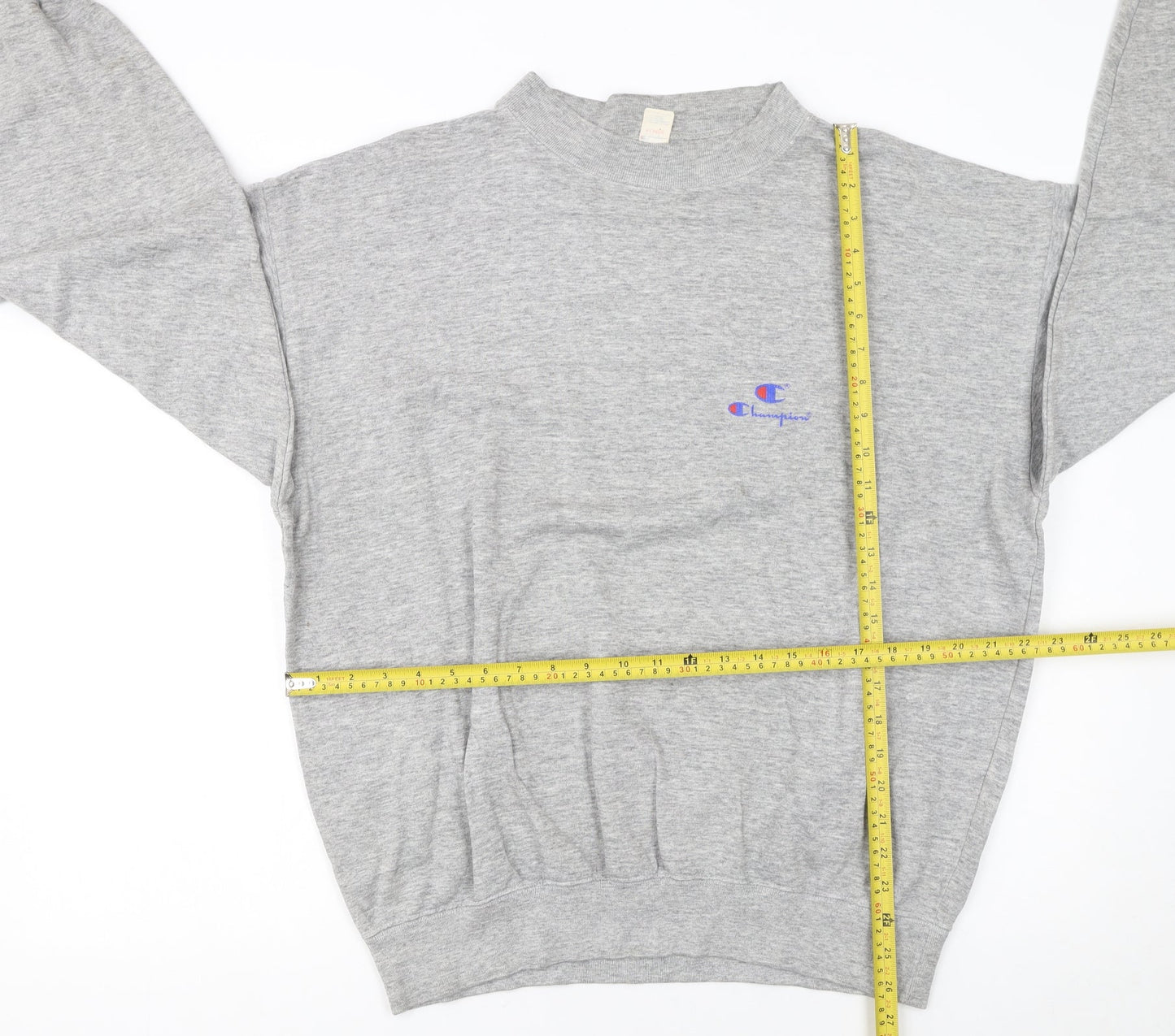 Champion Men's Grey XL Pullover Sweatshirt Logo Vintage