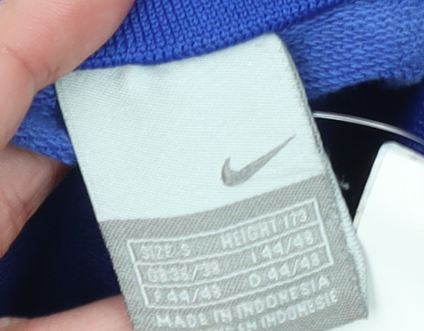 Nike Men's Blue Track Jacket Small Full Zip Lightweight Sportswear