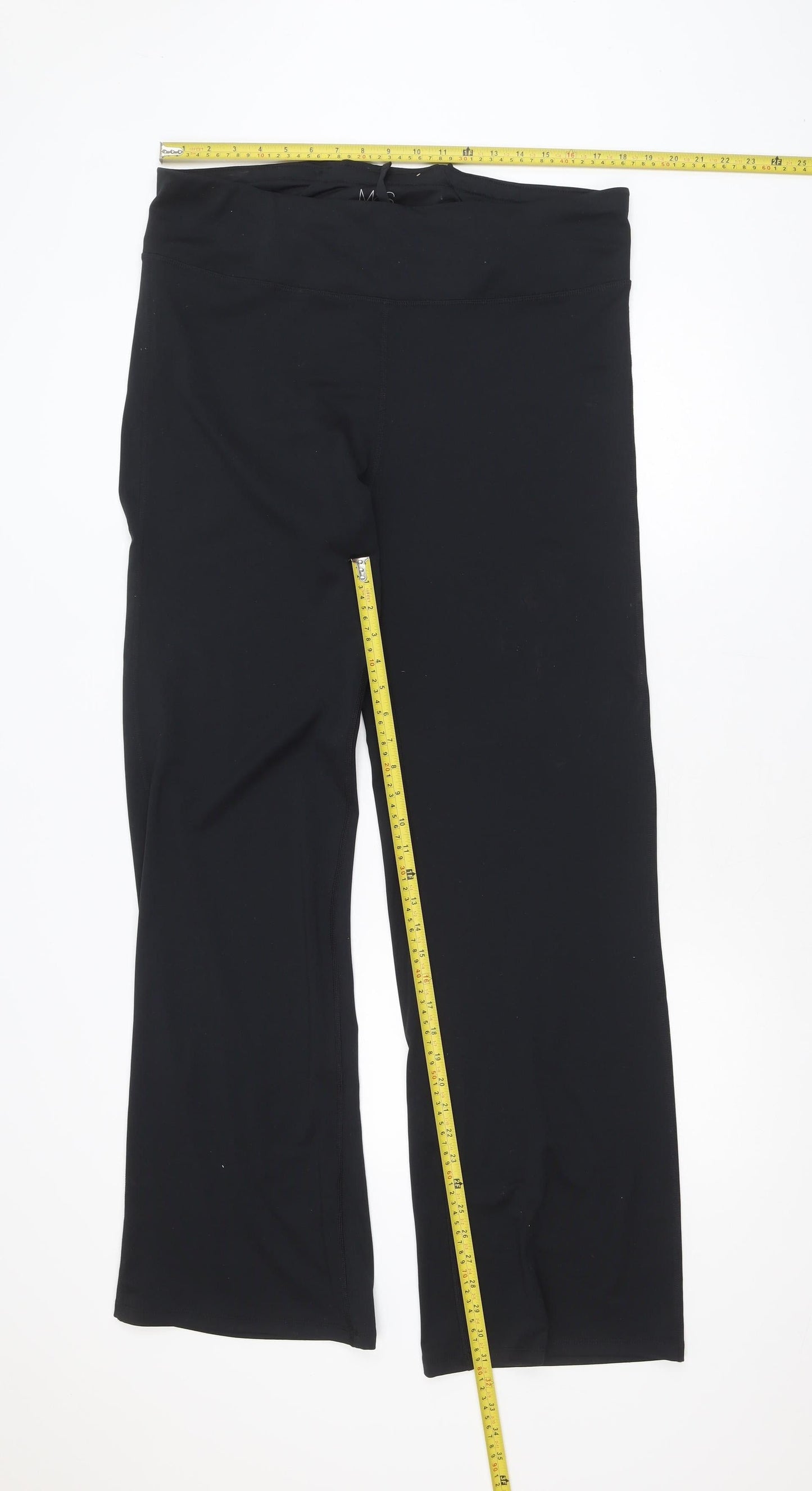 Marks and Spencer Women's Black Size 20 Long Stretch Leggings
