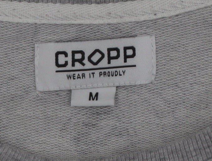 Cropp Mens Grey Cartoon Graphic Pullover Sweatshirt M