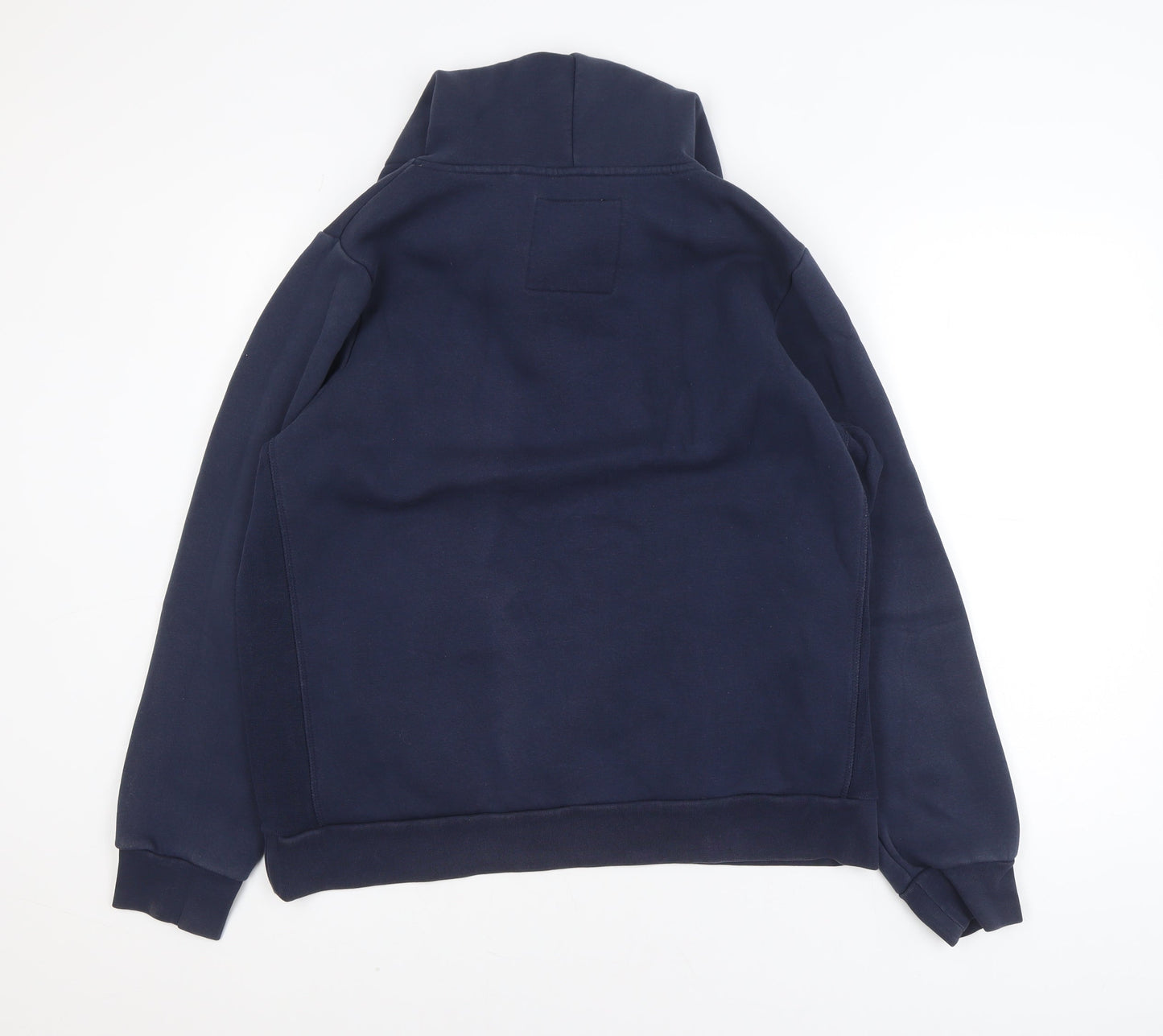 Diesel Mens Blue XL Pullover Hoodie Graphic Logo Sweatshirt