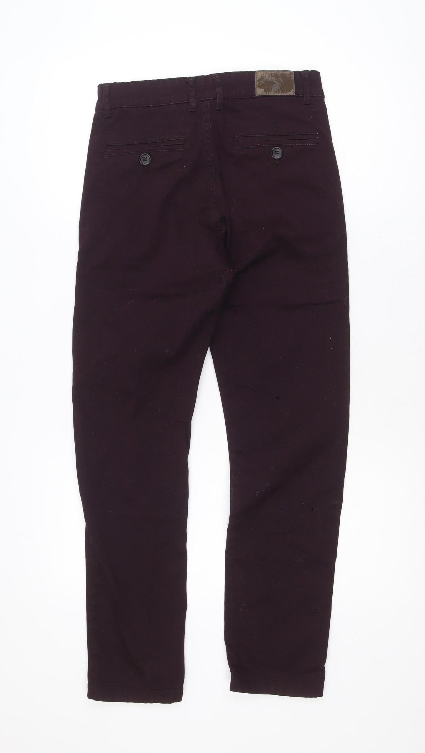 Mineral Men's Brown Slim Straight Jeans Size 28