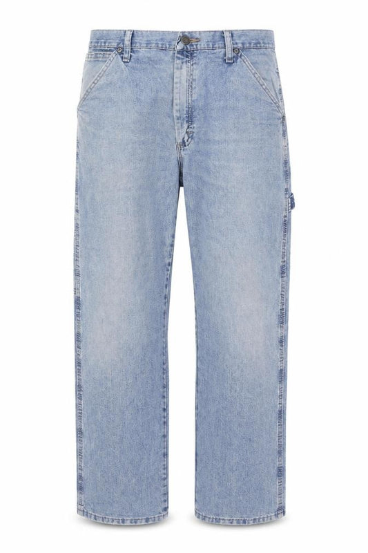 Wrangler Men's Blue Straight Denim Jeans 34x29 Relaxed Fit