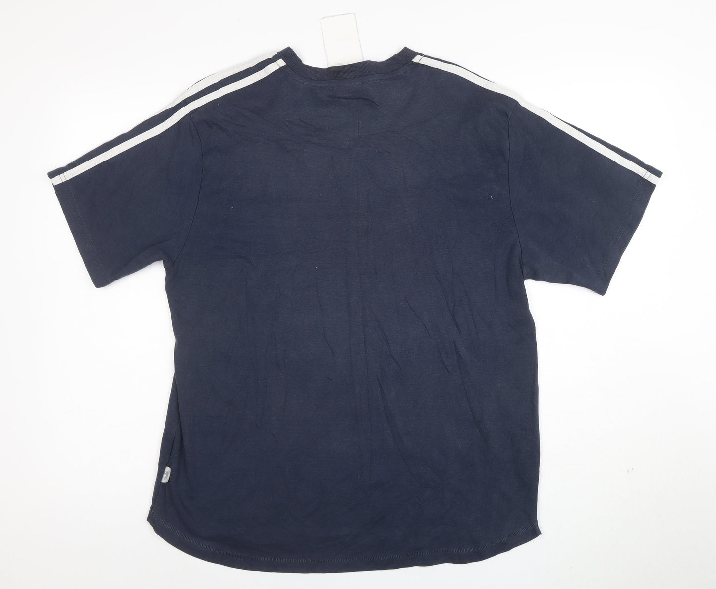 Lonsdale Men’s Blue Crew Neck Short Sleeve Cotton T-Shirt M