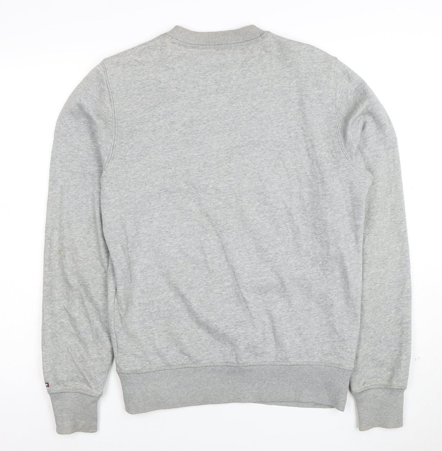 Tommy Hilfiger Men's Grey Logo Crew Neck Sweatshirt Size S